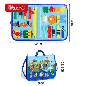 Factory Direct Montessori Educational Toy Felt Busy Board Book For Kids W12D531